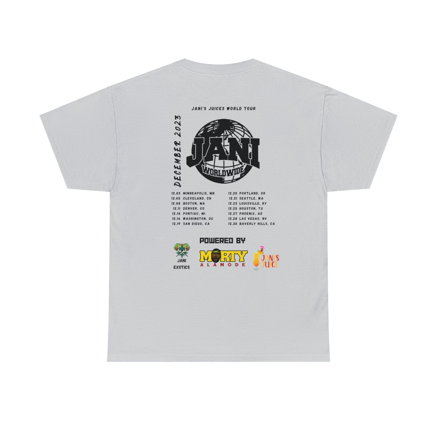 Jani World Tour Unisex Heavy Cotton Tee